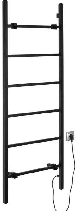 Pyyhekuivain Interia Barbo, 600x1600 mm, 160 W, oikea, mattamusta