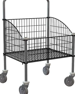 Pyykkivaunu Cylinda 872x610x520 mm, harmaa