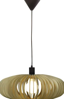 Riippuvalaisin Aneta Lighting Arcos, Ø50cm, luonnollinen
