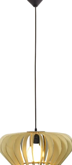 Riippuvalaisin Aneta Lighting Calyps, Ø45cm, luonnollinen