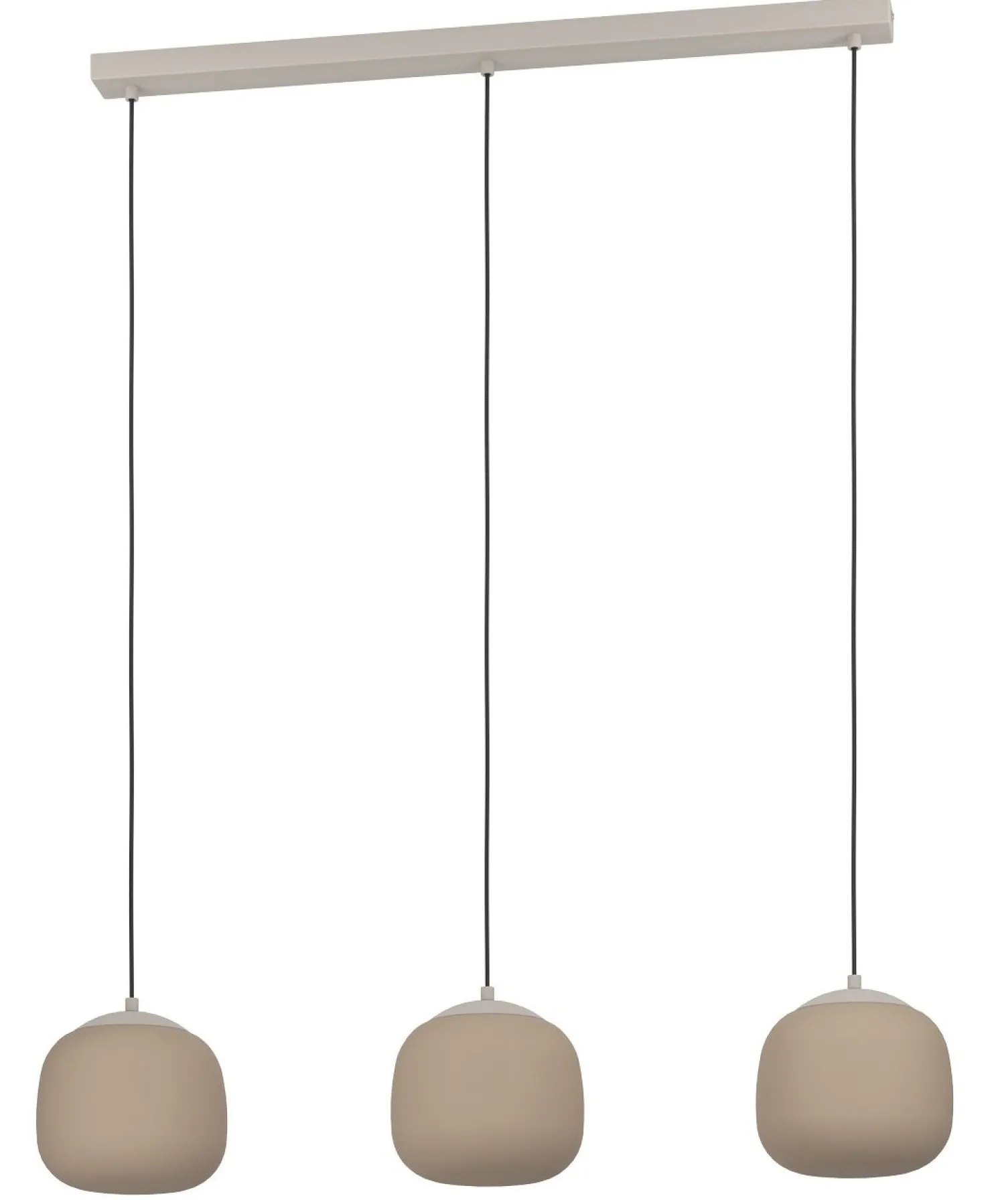Riippuvalaisin Eglo Cominio, 88.5cm, 3xE27, 40W, IP20, hiekka