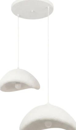 Riippuvalaisin Linento Lighting Luna 40-50-T-Nua, 2-osainen, valkoinen