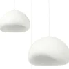 Riippuvalaisin Linento Lighting Loval Set-T-Luna, 3-osainen, valkoinen