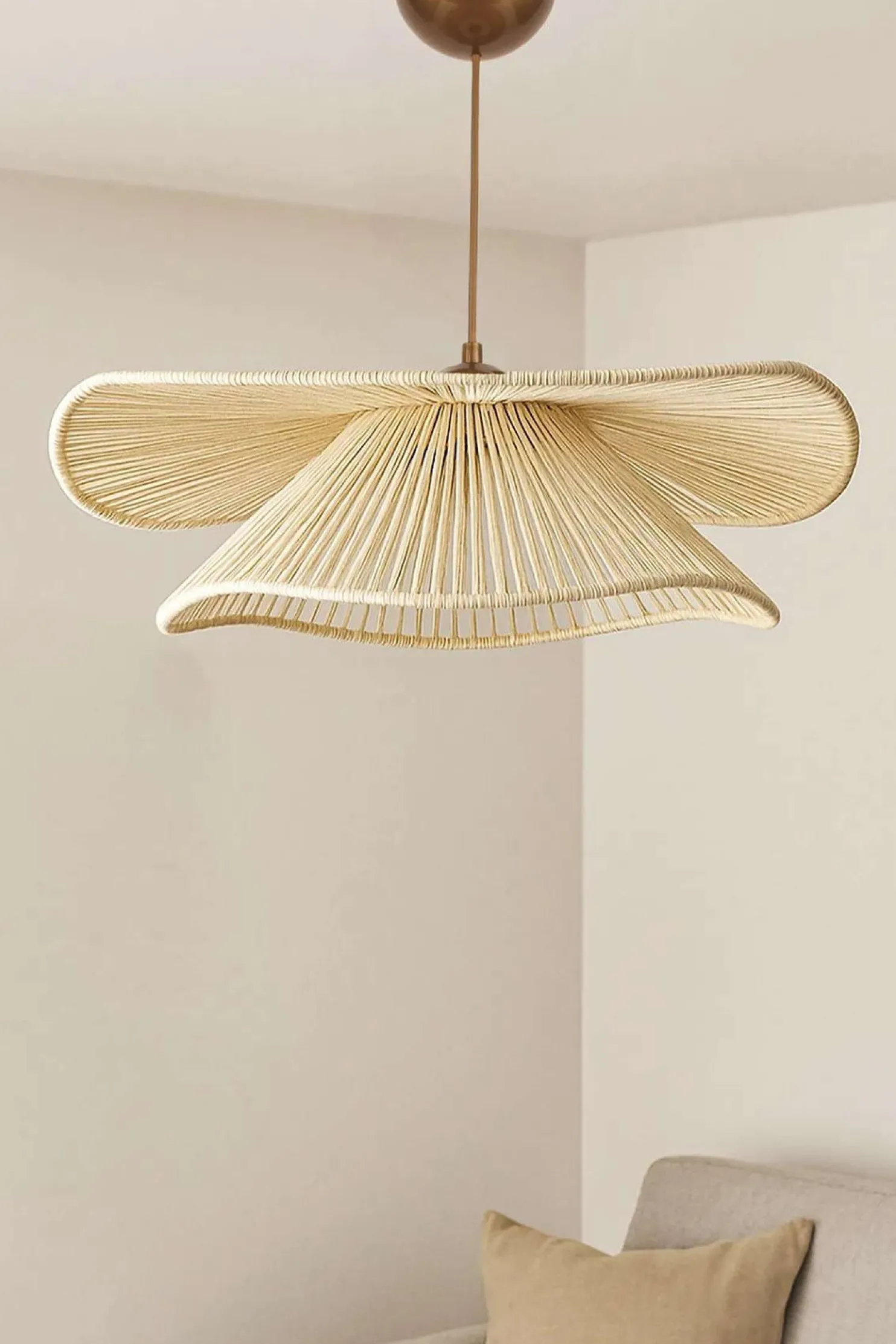 Riippuvalaisin Linento Lighting Duvela, ø50cm, E27, max. 40W, IP20, kerma