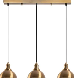 Riippuvalaisin Linento Lighting Varzan 10862, 70x21x117cm, antiikkimessinki