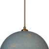Riippuvalaisin Linento Lighting BK204 sininen/kulta
