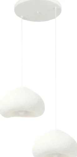 Riippuvalaisin Linento Lighting Lora 40-40-T-Nua, 2-osainen, valkoinen