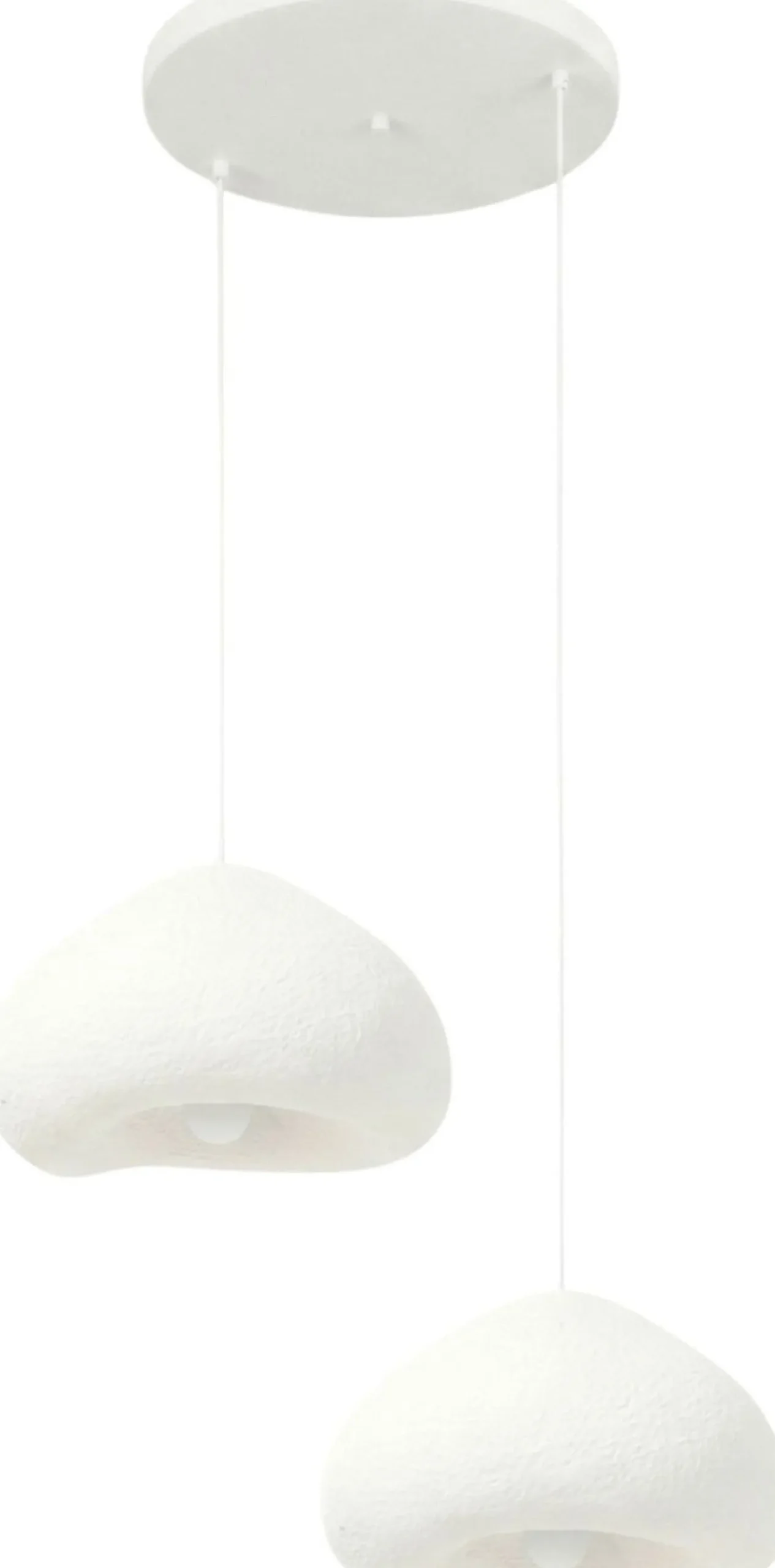 Riippuvalaisin Linento Lighting Lora 40-40-T-Nua, 2-osainen, valkoinen