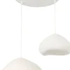 Riippuvalaisin Linento Lighting Lora 40-50-T-Nua, 2-osainen, valkoinen