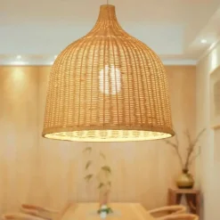 Riippuvalaisin Linento Lighting BRZ-340027, ø35cm, E27, max. 40W, IP20, bambu