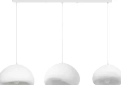 Riippuvalaisin Linento Lighting Loval Set-C-Luna, 3-osainen, valkoinen