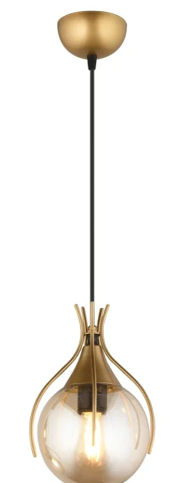 Riippuvalaisin Linento Lighting 64635, ø12cm, E27, max. 40W, IP20, hunaja