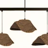 Riippuvalaisin Linento Lighting BK190 3-osainen musta/ruskea