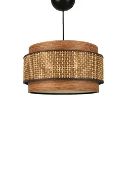 Riippuvalaisin Linento Lighting BK028, Ø28cm, ruskea