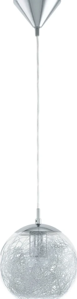 Riippuvalaisin Luberio Ø 250x1100 mm kromi/kirkas