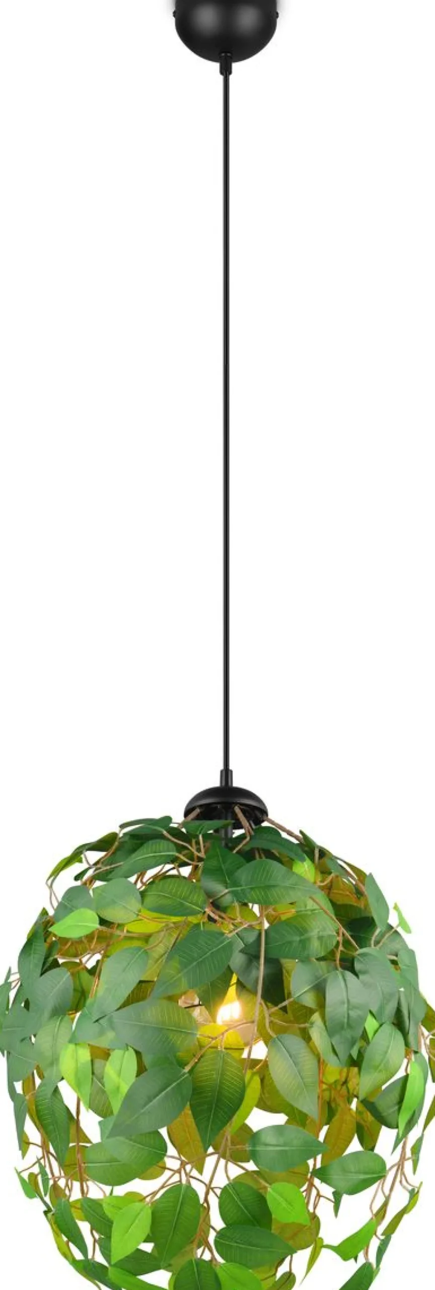 Riippuvalaisin Trio Leavy 38cm E27 vihreä