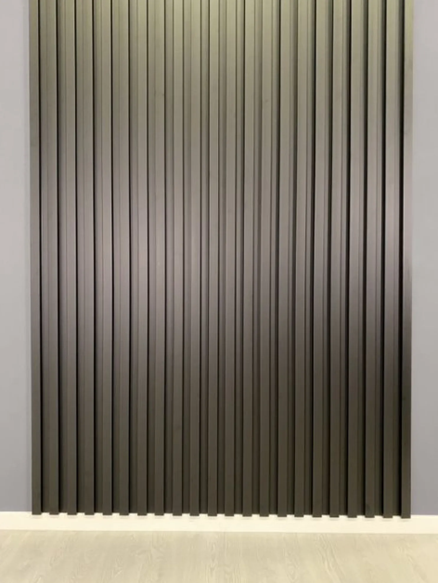 Rimapaneeli Järnvik Decoration Nox 7401 3D 21x122x2600 mm mattamusta