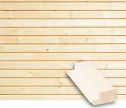 Rimapaneeli Tuuli Sauna, 28x58mm, TK, kuusi, puuvalmis