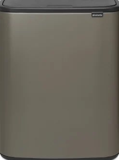 Roska-astia Brabantia Bo Touch 2 x 30L Platinum