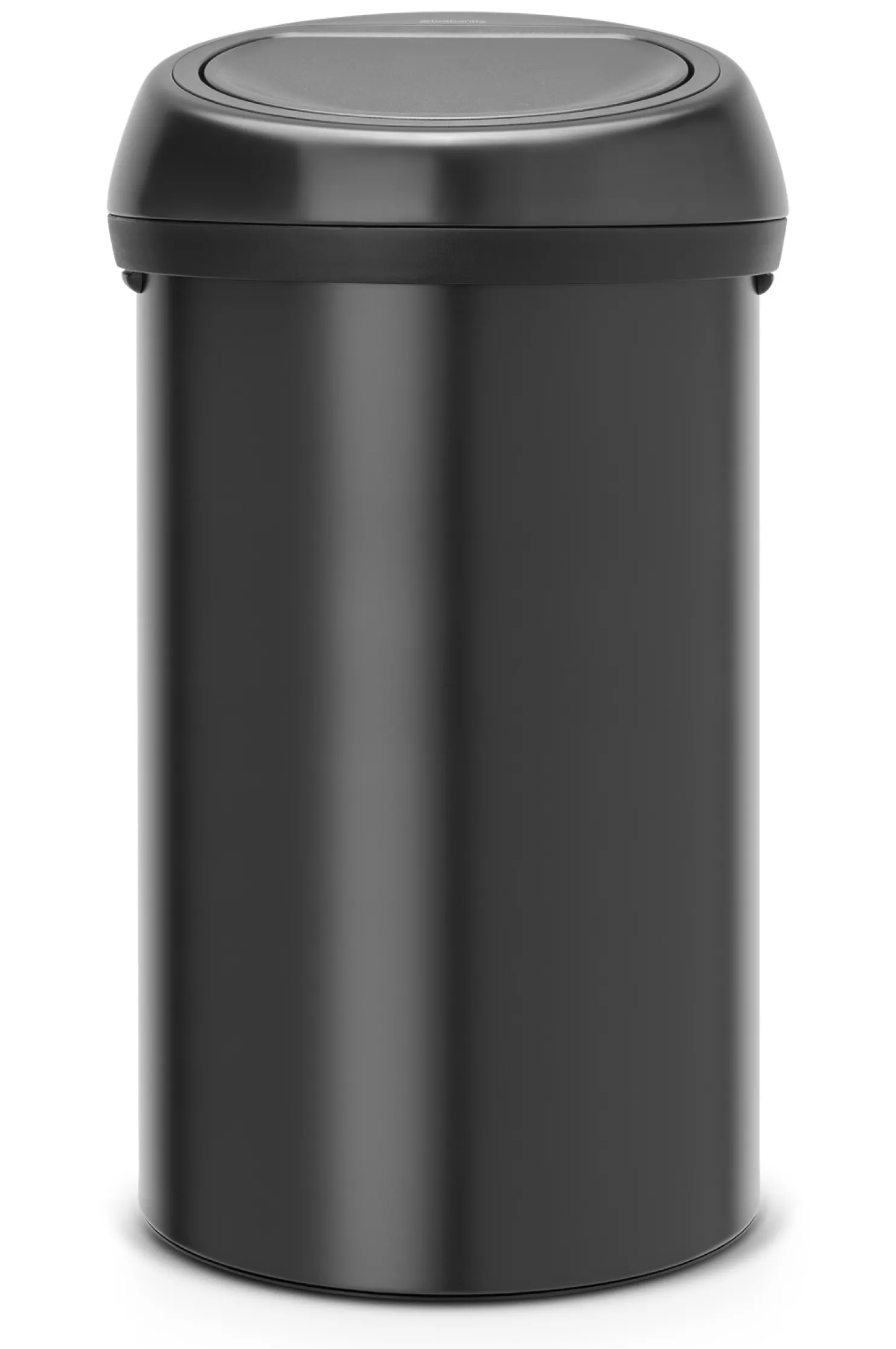 Roska-astia Brabantia Touch Bin 60 L Matt Black/musta kansi