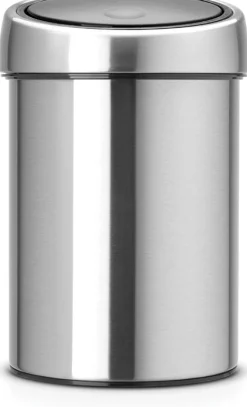 Roska-astia Brabantia Touch Bin 3 L Matt Steel Fingerprint Proof