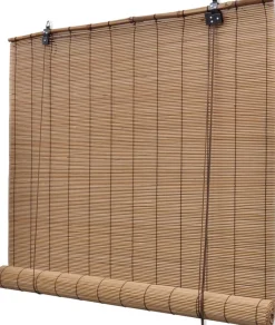 Rullaverho bambu 100x220 cm ruskea