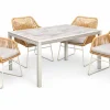 Ruokailuryhmä Baltic Garden Palermo pöytä, 200 cm, 4 kplSeville-nojatuolia