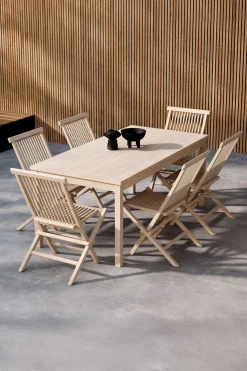 Ruokailuryhmä Venture Home Kenya, 180x90cm, 6-istuttava, beige
