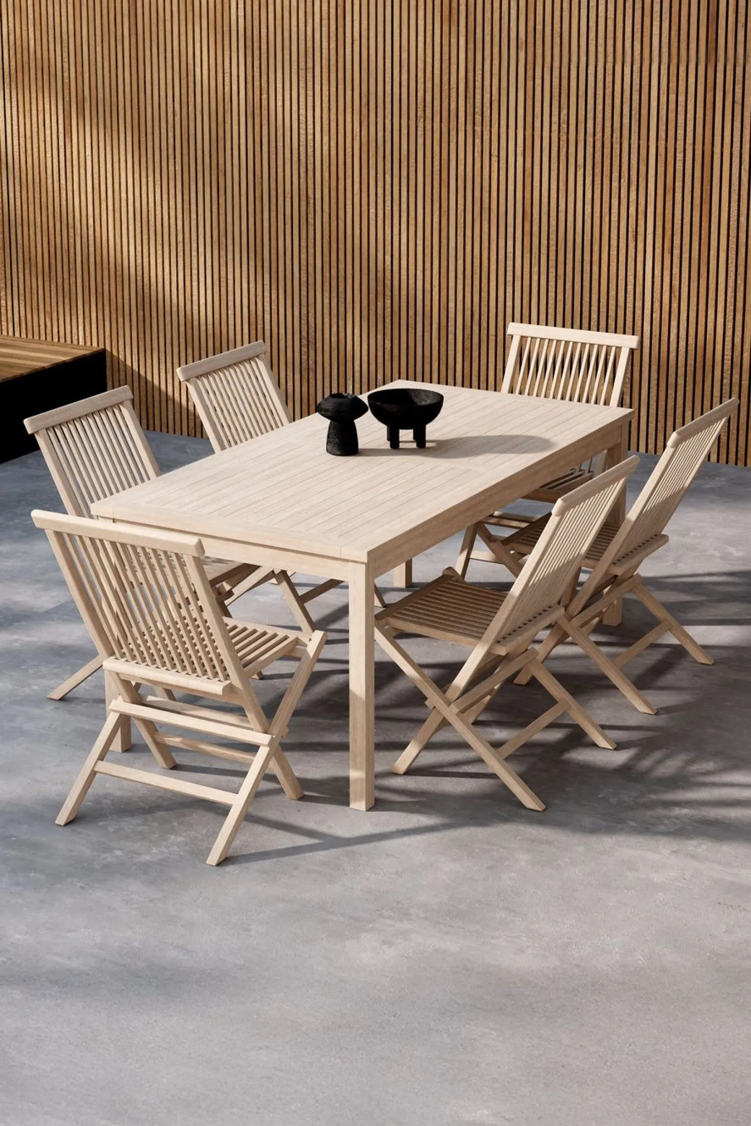 Ruokailuryhmä Venture Home Kenya, 180x90cm, 6-istuttava, beige