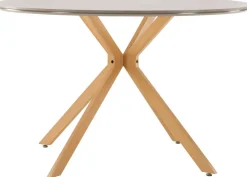 Ruokapöytä Venture Home Piazza, ø120cm, harmaa