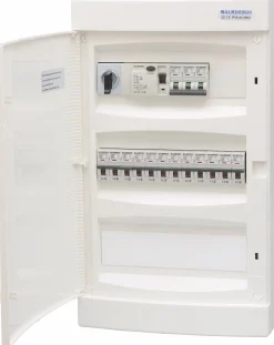 Ryhmäkeskus Malmbergs 3x12 modulia, IP40, pinta-asennus