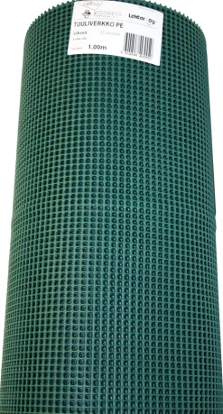 Räystäsverkko 5 x 5 mm 1 x 25 m vihreä