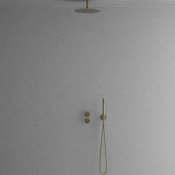 Sadesuihkusetti Scandtap Steel Harmonized 2y, termostaattihanalla, Champagne