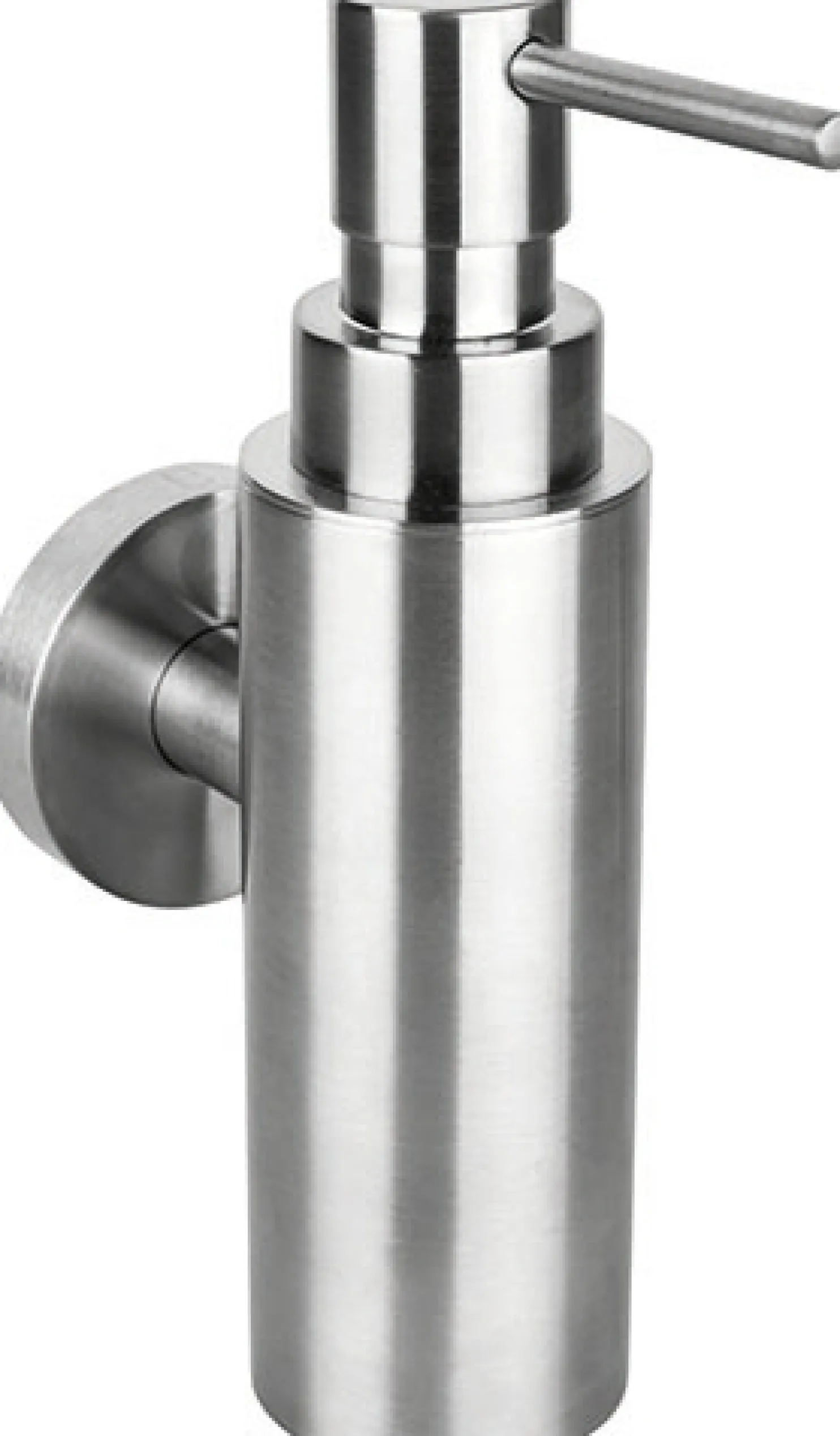 Saippua-annostelija Bemeta Neo, 150ml, 55x85x175 mm, hopea