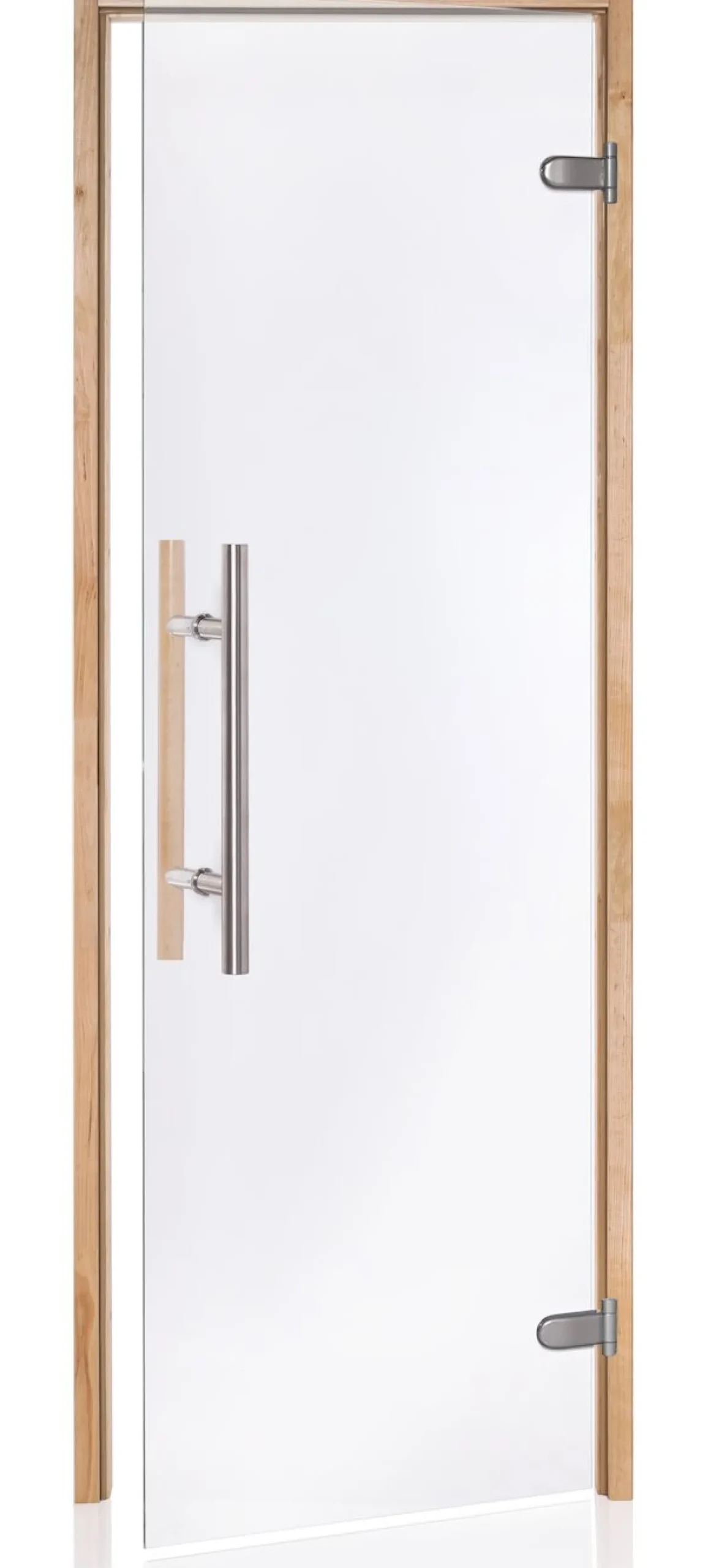 Saunan lasiovi Andres Glass Light Premium, leppäkarmi, eri kokoja, eri värejä