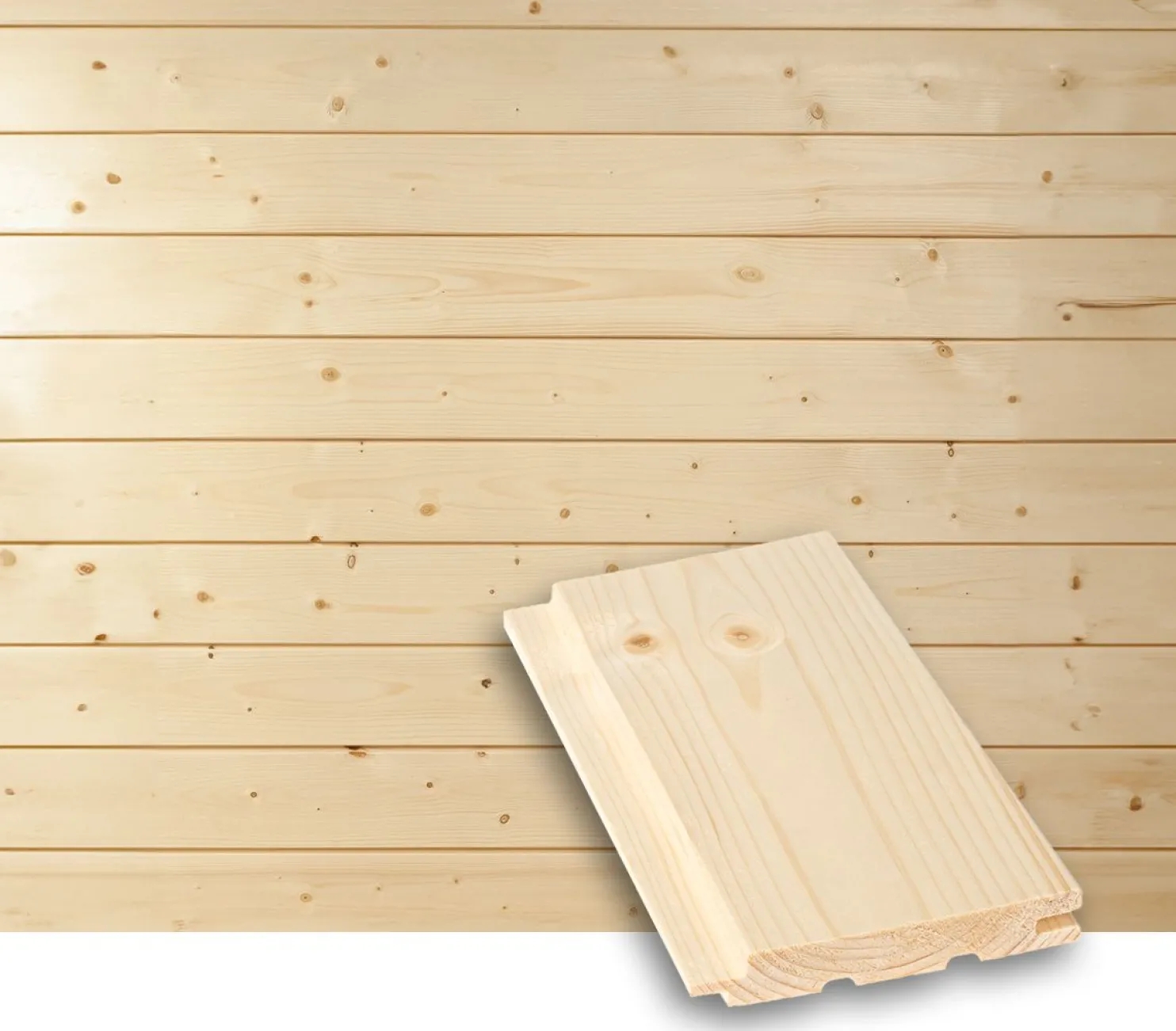 Saunapaneeli Tuuli Sauna STS4, 15x95mm, TK, kuusi, puuvalmis