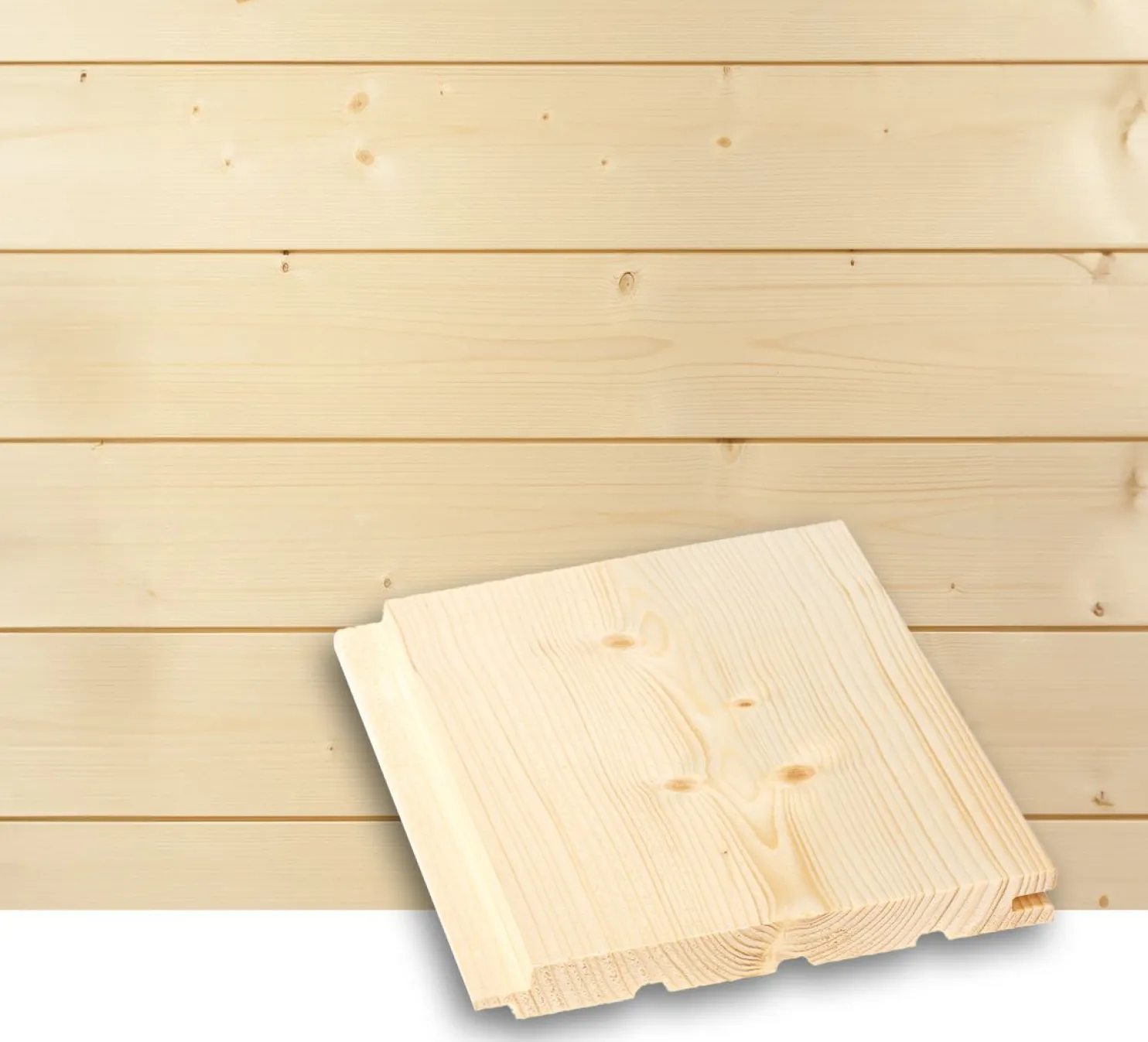 Saunapaneeli Tuuli Sauna STS4, 15x145mm, TK, kuusi, puuvalmis