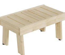Saunapenkki Hermanni, puuvalmis, eri vaihtoehtoja