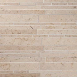 Sauvamosaiikki Qualitystone Crema Light, kiiltävä, verkolla, vapaa mitta
