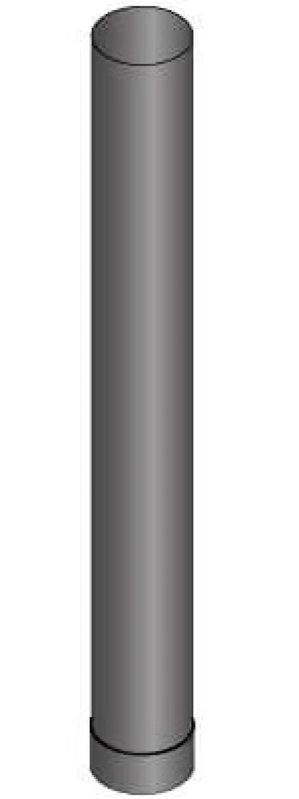 Savuputki/hormi Harvia 1,0 m/115 mm Musta