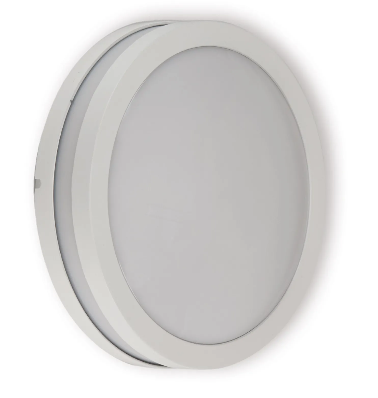 Seinä- ja kattovalaisin Ensto Lumia AVN260 60W Ø260x95 mm E27 IP54 valkoinen