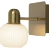Seinävalaisin Aneta Lighting Messina IP44 mattamessinki