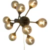 Seinävalaisin Aneta Lighting Cosmos musta