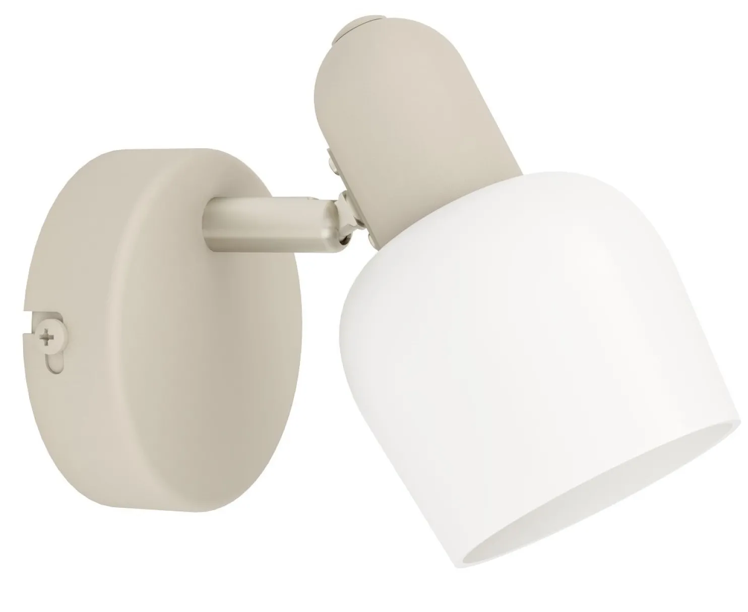 Seinävalaisin Eglo Corato, E14, 18W, IP20, hiekka/valkoinen