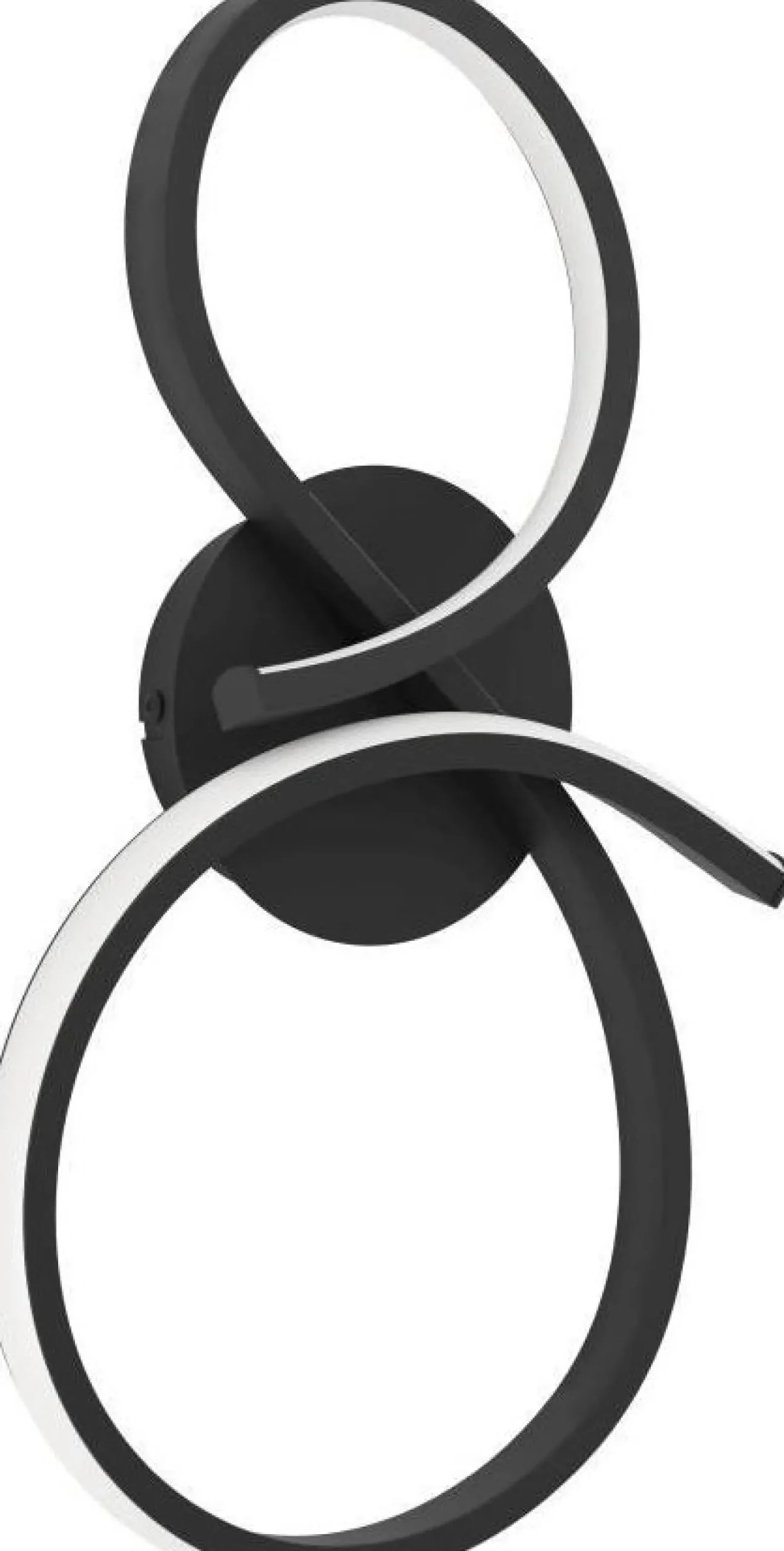 Seinävalaisin Eglo Serpins LED musta/valkoinen