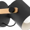 Seinävalaisin Eglo Vintage Hornwood musta
