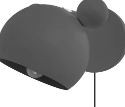 Seinävalaisin Heat Mouse harmaa