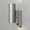 Seinävalaisin Konstsmide Modena 7542-000 65x110x200 mm ylös/alas liiketunnistimella RST