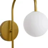 Seinävalaisin Linento Lighting 242085 valkoinen/kulta