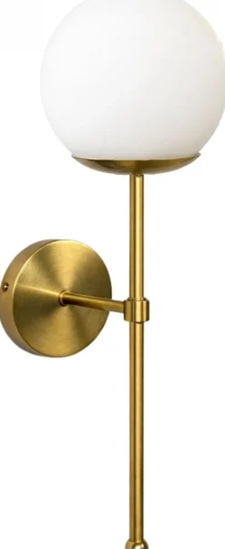 Seinävalaisin Linento Lighting 242431 kulta/valkoinen